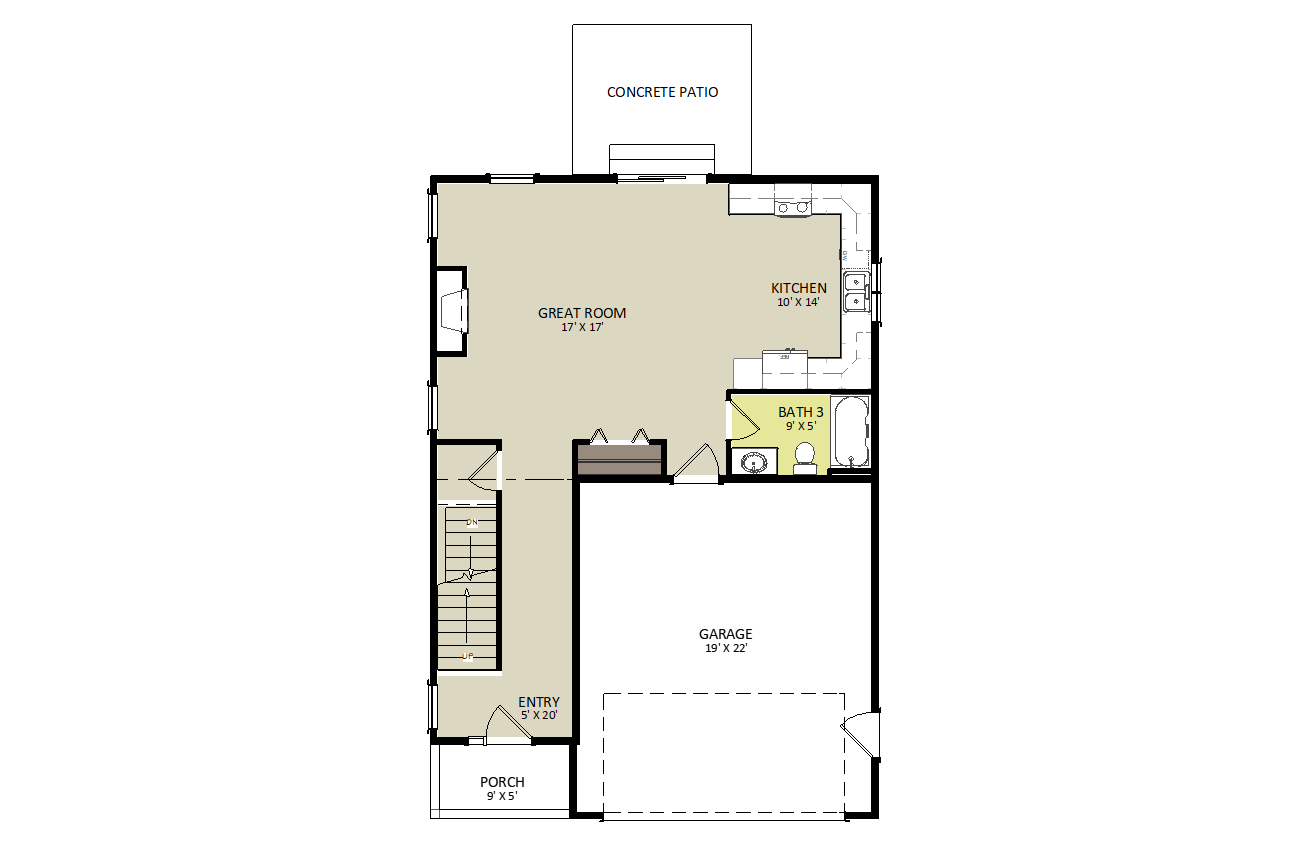 Brokaw First Floor Floor Plan